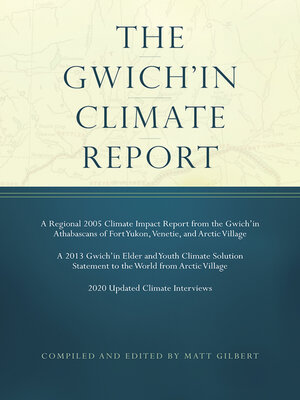 cover image of The Gwich'in Climate Report